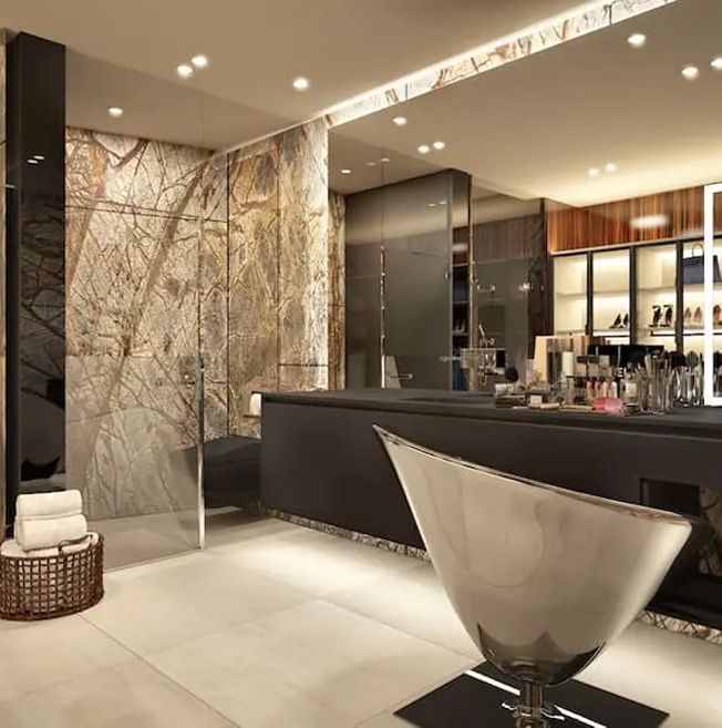 Modern Bathroom layout