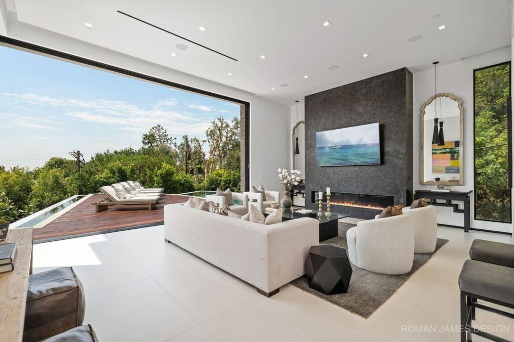 Angelo Modern Mansion Interior Design with view