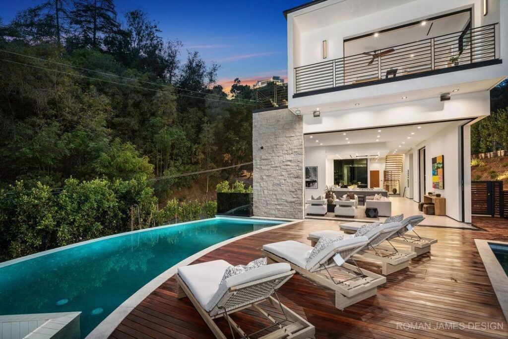 Angelo Modern Mansion Pool Outdoor night photo