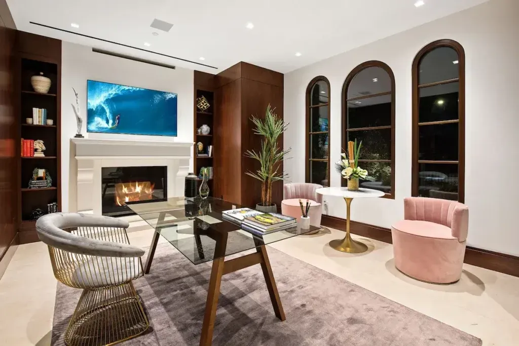 Alpine Mansion living room