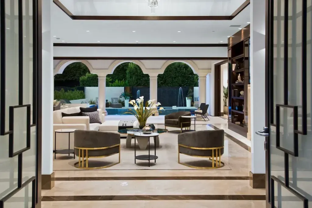 Alpine Mansion living room