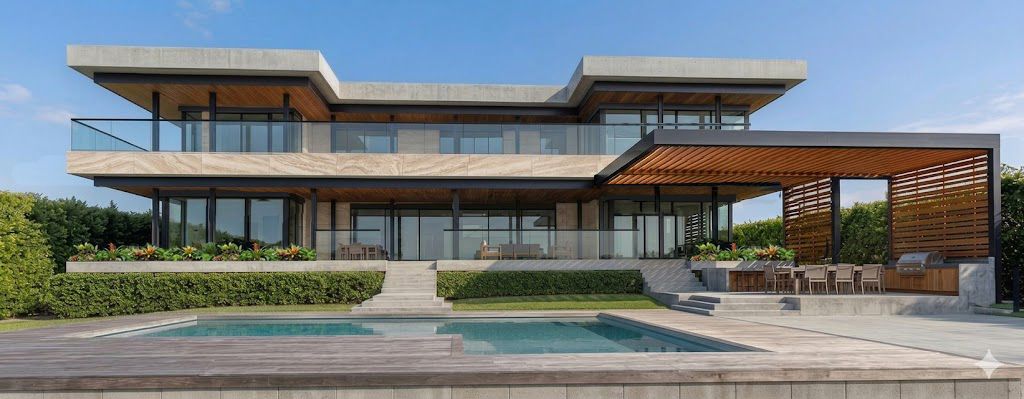 Key Biscayne Mansion Architecture